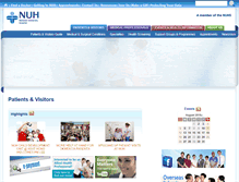 Tablet Screenshot of nuh.com.sg